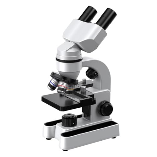 Microscope 1600x pour enfants et kit d'expérimentation scientifique à haute résolution