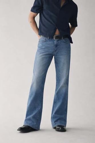 Image of KOTTY Men Jeans || Baggy Fit Jean's for Man || Loose Fit Low Rise Denim || Stretchable Casual Wear Jean,s || Dance Rap Rapping Style Pant for Men || Denim Cotton Jeans