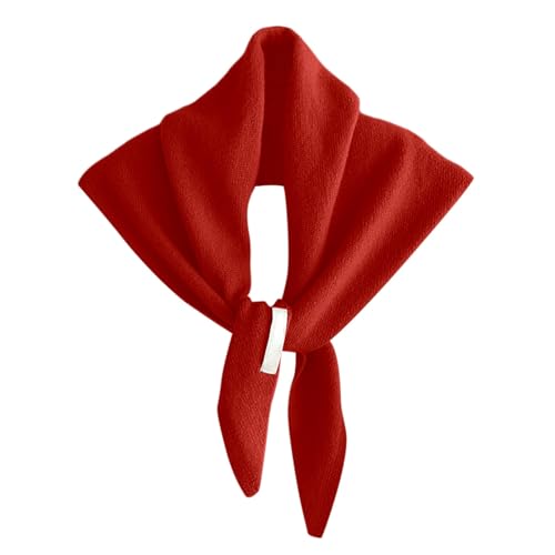 Dreieckstuch Damen Baumwolle Woll Dreieckschal Strickschal Weiches Schultertuch Casual Gestrickter Dreieckstücher Kopftücher Elagant Multifunktionaler Warmer Gestrickter Schal Einfarbig Beige Schwarz