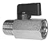 Midland Metal 46900I Brass 1/8 M X F Chrome Mini Ball Valve (Pack Of 10)