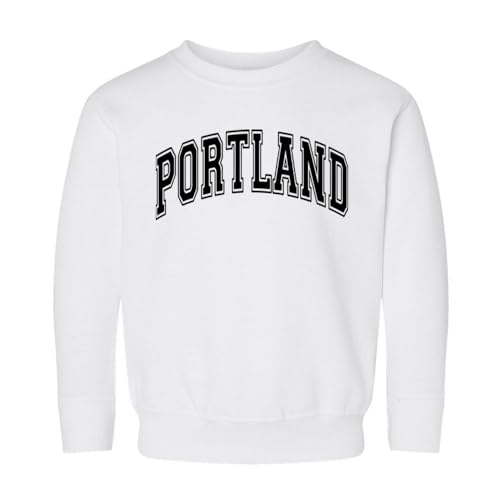 Arch Portland Kids Sweatshirt Toddler 4T White