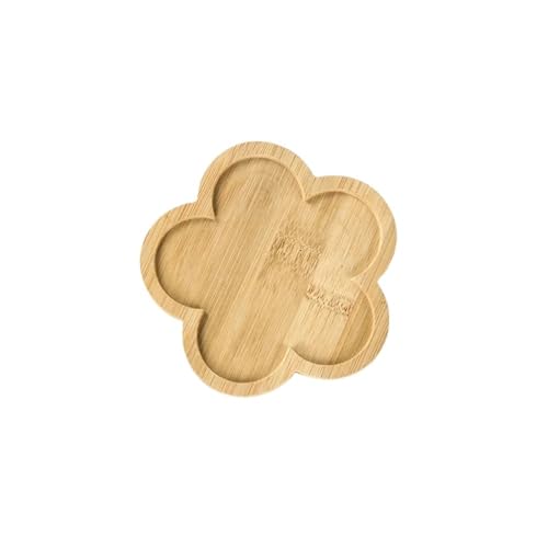 Sottovaso per Piante Vassoio Piattino in legno Vaso da fiori Vassoio for tazza Sottobicchiere for piatto decorativo da cucina Sottobicchiere creativo(11.5cm flower)
