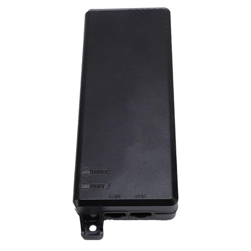 Inyector PoE 150W, Inyector PoE 2.5G, Adaptador de alimentación 2500Mbps con cable AC de 1.2m, diseño seguro, luz indicadora conveniente para Gen3 miniatura 7
