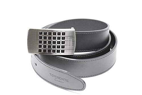 torrente - Ceinture Reversible Noir/Marron - Cuir - Taille Ajustable - Dimensions : 120 x 3,5 cm - Boucle détachable - Ceinture homme Couture 8