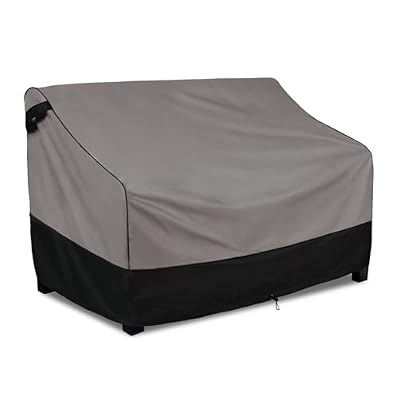 FORSPARK Waterproof Patio Sofa Cover, Heavy-Duty 3-Seater Outdoor Couch Cover, Universal Fit for Large Sofas & Deep Seats, Fits up to 79”W x 38”D x 35”H