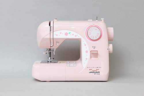 Amazon | ジャガー電子ミシン MT-719Ⅱ ワイドテーブル付き (ピンク