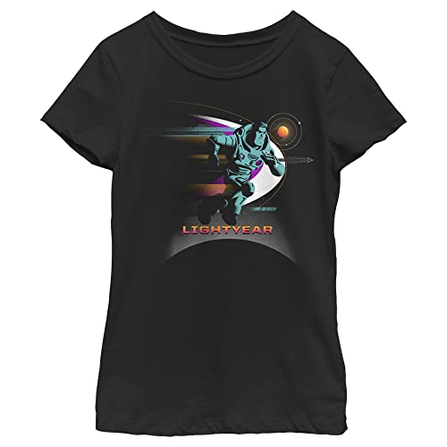 Disney Pixar Lightyear Buzz Run Girls Short Sleeve Tee Shirt