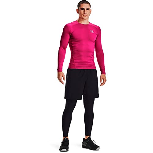 Under Armour Mens Armour Heatgear Leggings , Black (001)/Pitch Gray , Large #TOP4