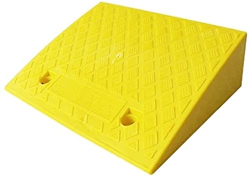 Rampa curb para entrada, 50x38x15 cm, color amarillo miniatura 1