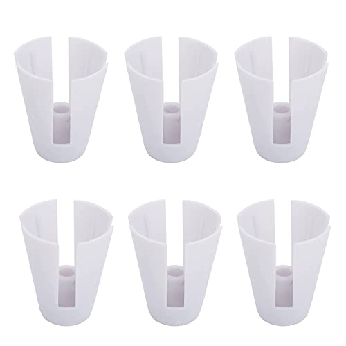 PZRT 6pcs Plastic Coil Claw Thread Spool Cone Holder Sewing