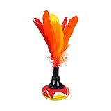 N+B Divertissement de Plage de Volant de Main de néoprène, Badminton de Main de Boule de Plume Chinois coloré de Jianzi Indiaca pour l'accise d'activité de Remise en Forme de Jeu extérieur