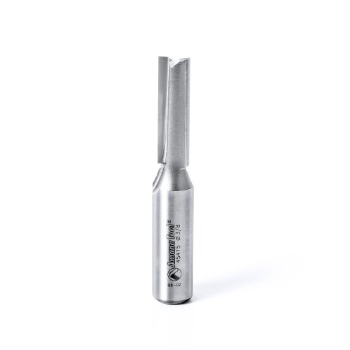 Amana Tool - 45415 Carbide Tipped Straight Plunge High Production 3/8 Dia x 1-1/4 x 1/2 In