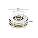 sourcing map 5Stk F6-12M Axialkugellager 6 mm x 12 mm x 4,5 mm Chromstahl Einzelnrichtung