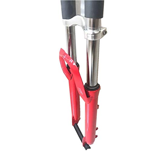 Bicycle Red Fork 26" And 1 1/8" Headset Combo- Triple Tree Suspension Fork W/Double Shoulder-Gas Motorized Bike #TOP6