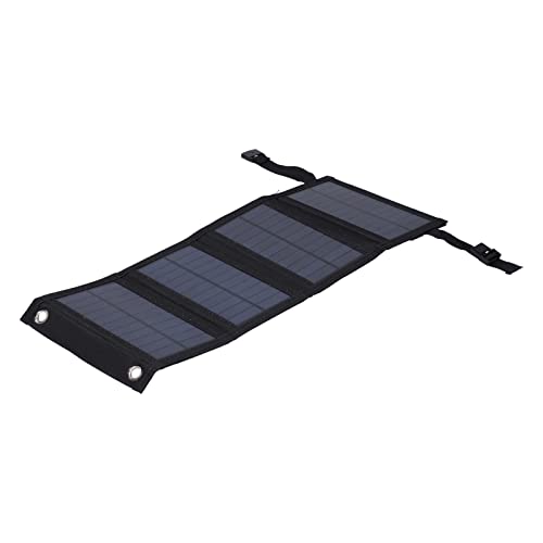 Módulo de panel solar 10W USB portátil negro para dispositivos móviles 4