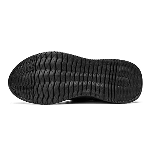 FUJEAK Herren Walkingschuhe Turnschuhe Fitnessstudio Sportschuhe Sneaker Running Tennis Schuhe Freizeit Straßenlaufschuhe Fashion Leichtgewichts Atmungsaktiv Schlüpfen Schuhe – Bild 7