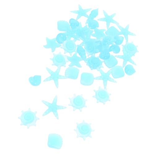 CIYODO 100Pcs Glow for Aquarium Decor Ocean Theme Gravel Neon Aquarium Pebbles for Fish Tanks and Flower Pots Illuminate Your Garden with Vibrant Colors