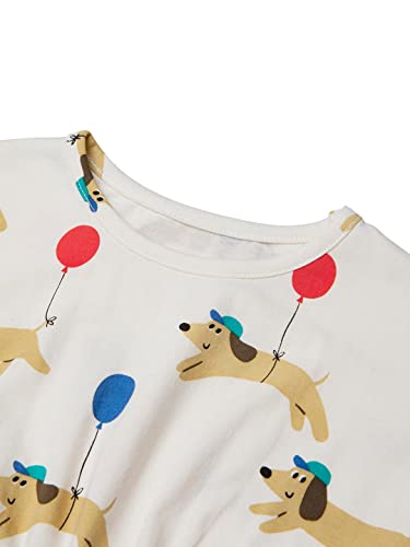 Ozkiz Toddler and Baby Girls' Easter Short Sleeve Summer Cotton Dress 3-7Y3