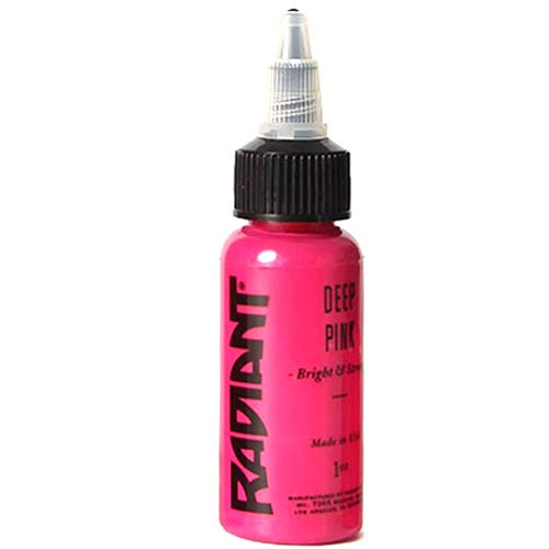 Authentic Radiant Colors U Pick Tattoo Ink Made in USA (1 OZ, DEEP Pink)