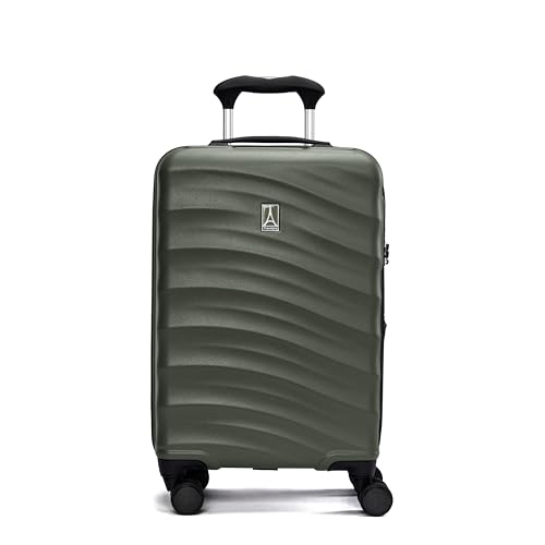 Travelpro Maxlite Air V2 Hardside Expandable Carry on Luggage, 8 Spinner Wheels, Lightweight Hard Shell Suitcase, TSA Lock, Slate Green, Compact Carry On 20-Inch by Travelpro - Used condition - CA$171.34