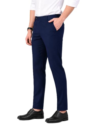 Image of Mens Formal Pant | Comfortable Cotton Trousers for Office and Business Wear
