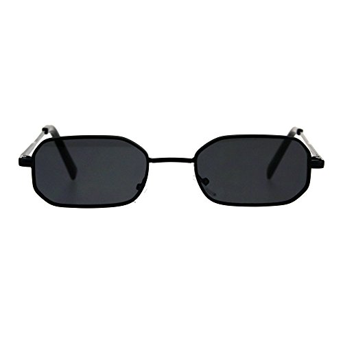 PASTL Rectangular Heptagon Shape Sunglasses Small Indie Fashion Shades UV 4002