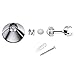 Towinle Soporte para Alcachofa de Ducha 1Pcs con Tornillo (un Taladro), Sujetación...