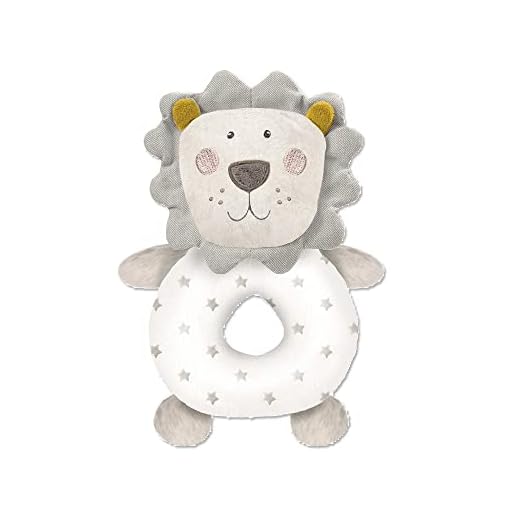 Sonajero Peluche León para bebés