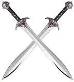 Concus pour les combats Lot 2 Epees Plastique Epees de Combat en Polypropylene 82cm Entrainement Glaive de Frappe
