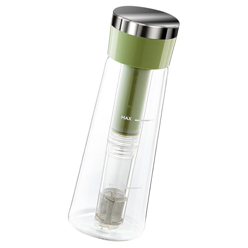 HUAJINGKEJI Tragbare Kaltbrühmaschine für Outdoor-Reisen, auslaufsicheres Design mit effizientem Filter und Edelstahl