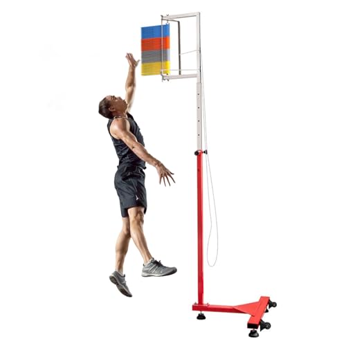 5.57-11.8 ft Vertical Jump Tester, Jump Measurement Tester with Pull Cord Reset, Adjustable Vertical...