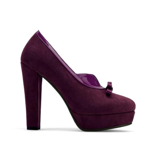 Image of SHODENSE Women Vintage Chunky Platform Loafers Pumps Tassel Round Closed Toe Slip On Suede Block High Heel Dress Loafer Shoes Buckle Strap Oxford Loafers Fringe Pump Dressy Chic Sexy Y2k 4-11 M US