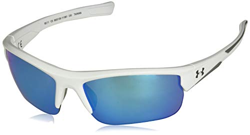 Under Armour Propel Sunglasses, White / Gray Lens, 68 mm