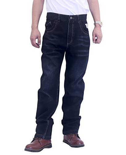 BOCOMAL FR Pants for Men Flame Resistant Jeans Heavy Duty Washed Black Work Jeans BOCOMAL FR Pants for Men Flame Resistant Jeans Heavy Duty Washed Black Work Jeans