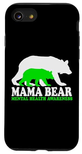 Mama Bear Mental Health Awareness Mom Mental Health Gifts �X�}�z�P�[�X iPhone SE (2020) / 7 / 8 �p