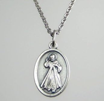 Medal Divine Mercy of Jesus Divine Mercy Pendant. Divine Mercy of Jesus Penadant.