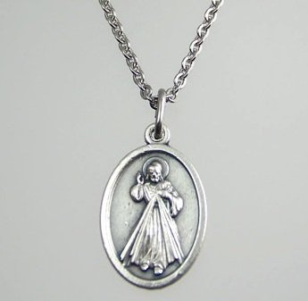 Medal Divine Mercy of Jesus Divine Mercy Pendant. Divine Mercy of Jesus Penadant.