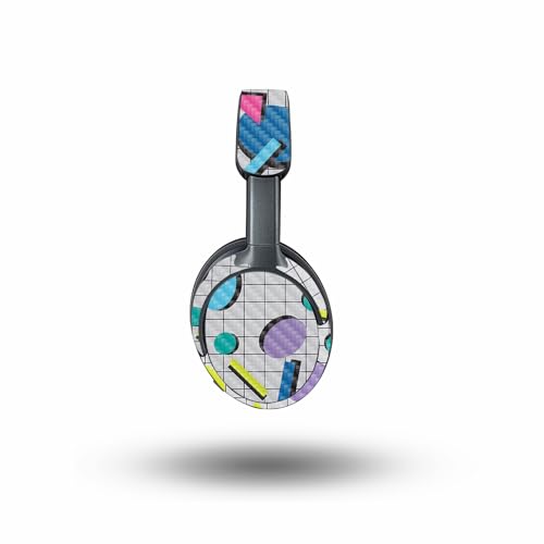 Image of MightySkins Carbon Fiber Skin Compatible with Bose QuietComfort Ultra - Awesome 80s | Protective, Durable Textured Carbon Fiber Finish | Easy to Apply