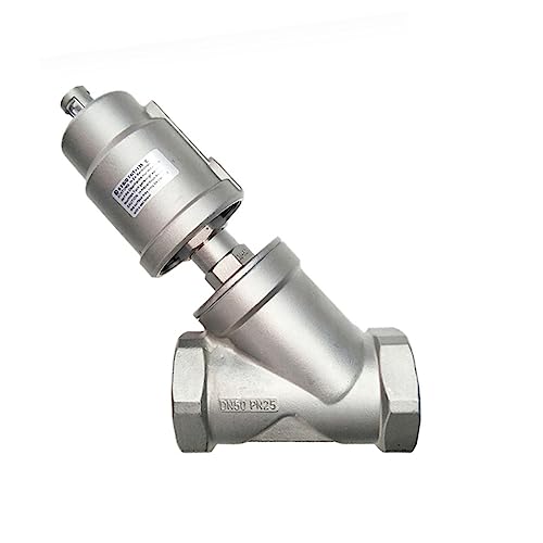 Vanne de siège pneumatique DN50 16 bars en acier inoxydable pour vapeur et gaz