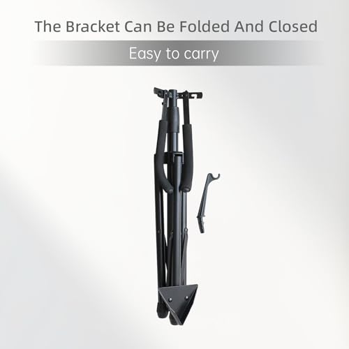 Celloständer Verstellbar und Faltbar mit Haken für Bogen, Zusammenklappbares Design, Einfache Lagerung, Kompatibler Gitarreninstrumentenständer, Stabile, Langlebige Stativunterstützung