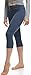 Lush Moda Extra Soft Capri Leggings , Charcoal Yoga Waist , One Size fits Most (XS - XL)