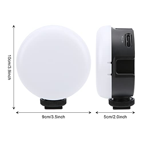 Tragbare Kamera Rundes Fülllicht Dual-Farbtemperatur-Mini-LED-Videoleuchte mit Farbpapier für Fotografie, Live-Streaming – Bild 8
