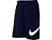 Nike Mens Club Exploded Swoosh Shorts Dark Obsidian Blue/White 633523-473 Size Large
