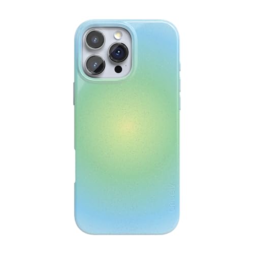 Coque iPhone 16 Pro Max fine compatible MagSafe couleur vert aura