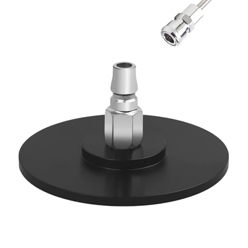 4.0x2.1 Inches Powerful Suction Base Cup Adapter Fit for Lovense Vac-U-Lock Machine Air Connector Device Attachments Accessory Gift (Black)