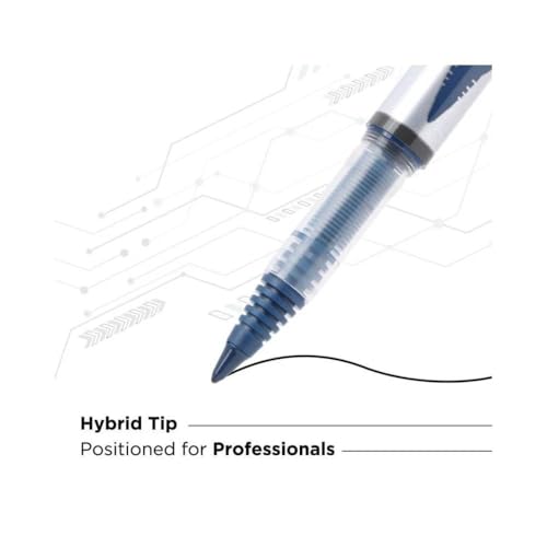 Image of MADHAVI STATIONERS Schneider LX Glider Pen Refill - Super Smooth Writing Experience - Hybrid Tip - German Technology - Waterproof Ink (Blue Ink) (Pack of 10)