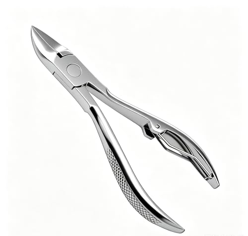 Podiatrist Nail Clippers Professional Thick & Ingrown Toenail Clippers for Men & Seniors Pedicure Clippers Toenail Cutters Super Sharp Curved Blade Grooming Tool