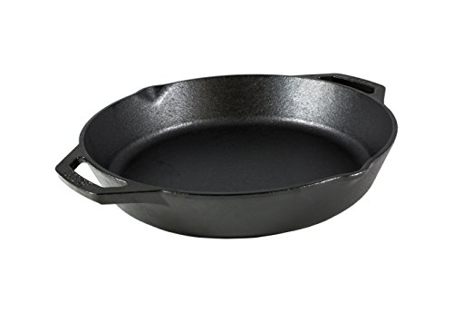 Comparison: Best Cast Iron Skillet For Camping 7 Lodge 12 Inch Pre-Seasoned Cast Iron Skillet - Dual Assist Handles - Use in the Oven, on the Stove, on the Grill, or Over a Campfire - Black