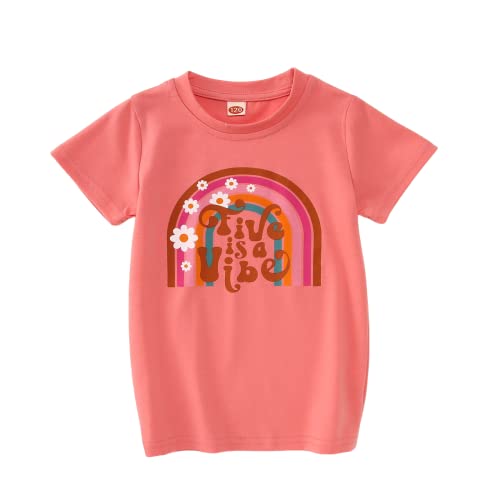 T-shirt 5ème anniversaire pour habiller votre enfant le jour de ses 5 ans
