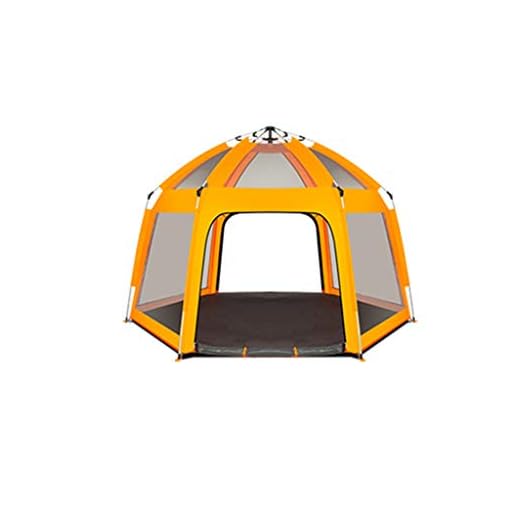 XJH-tienda Tienda al aire libre 3-4 personas totalmente automática de dos dormitorios, una sala doble de dos pisos a prueba de lluvia camping al aire libre 5-8 pop-up tienda de campaña grande cabaña t